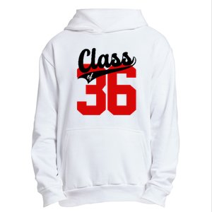 Class Of 2036 Retro Graduation Gift Urban Pullover Hoodie