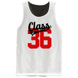 Class Of 2036 Retro Graduation Gift Mesh Reversible Basketball Jersey Tank