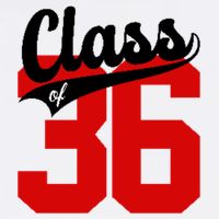 Class Of 2036 Retro Graduation Gift Women's Knotted Racerback Tank