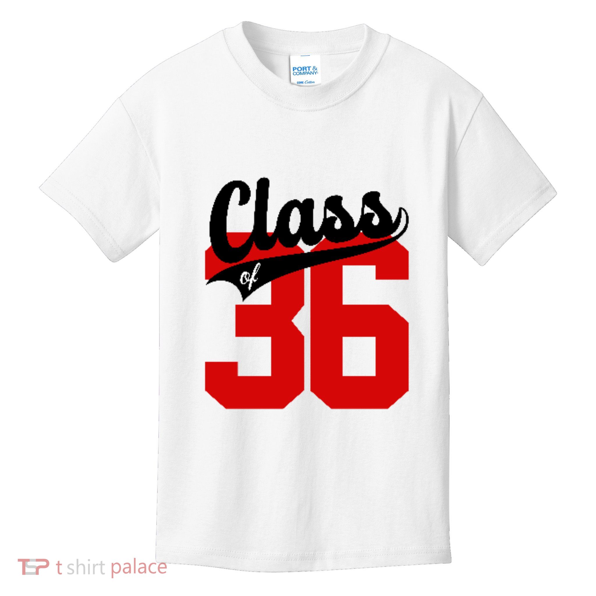 Class Of 2036 Retro Graduation Gift Kids T-Shirt
