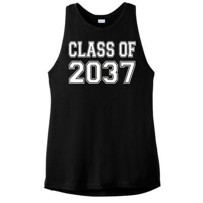 Class of 2037 grow with me Ladies PosiCharge Tri-Blend Wicking Tank