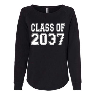 Class of 2037 grow with me Womens California Wash Sweatshirt