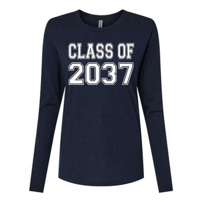 Class of 2037 grow with me Womens Cotton Relaxed Long Sleeve T-Shirt