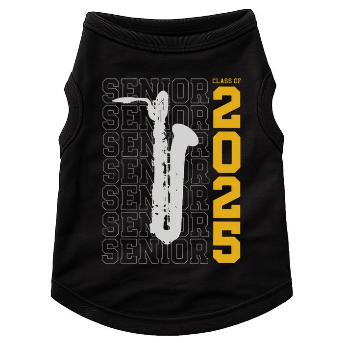 Class Of 2025 Senior Baritone Saxophone For Bari Sax Player Doggie Tank
