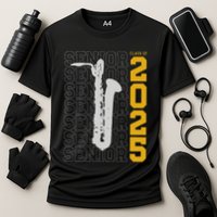 Class Of 2025 Senior Baritone Saxophone For Bari Sax Player Performance Shirt