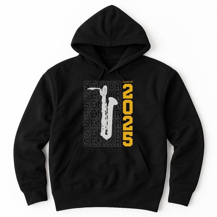 Class Of 2025 Senior Baritone Saxophone For Bari Sax Player Hoodie