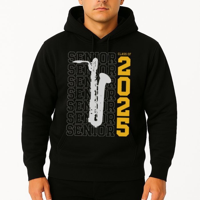 Class Of 2025 Senior Baritone Saxophone For Bari Sax Player Hoodie