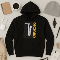 Class Of 2025 Senior Baritone Saxophone For Bari Sax Player Hoodie