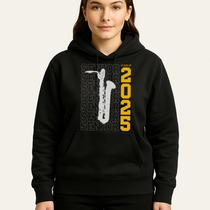 Class Of 2025 Senior Baritone Saxophone For Bari Sax Player Hoodie