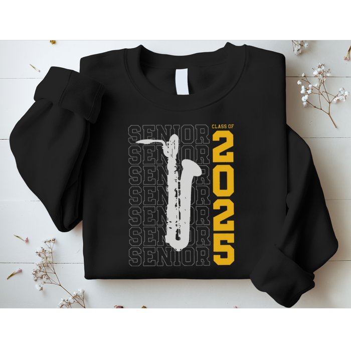 Class Of 2025 Senior Baritone Saxophone For Bari Sax Player Sweatshirt