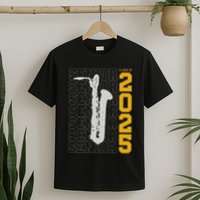 Class Of 2025 Senior Baritone Saxophone For Bari Sax Player T-Shirt