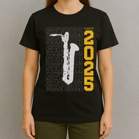 Class Of 2025 Senior Baritone Saxophone For Bari Sax Player T-Shirt