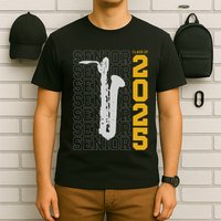 Class Of 2025 Senior Baritone Saxophone For Bari Sax Player T-Shirt
