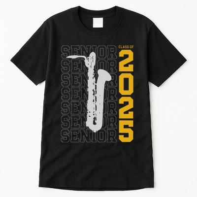 Class Of 2025 Senior Baritone Saxophone For Bari Sax Player Tall T-Shirt