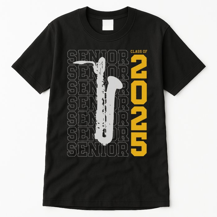 Class Of 2025 Senior Baritone Saxophone For Bari Sax Player Tall T-Shirt