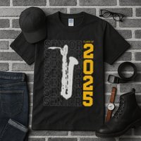 Class Of 2025 Senior Baritone Saxophone For Bari Sax Player Tall T-Shirt