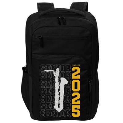 Class Of 2025 Senior Baritone Saxophone For Bari Sax Player Impact Tech Backpack