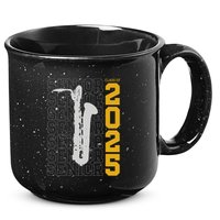 Class Of 2025 Senior Baritone Saxophone For Bari Sax Player 15oz Campfire Ceramic Mug
