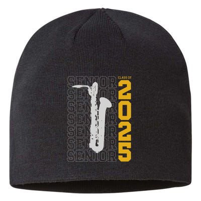 Class Of 2025 Senior Baritone Saxophone For Bari Sax Player Sustainable Beanie