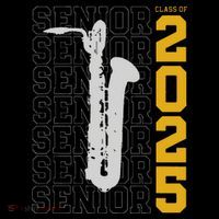 Class Of 2025 Senior Baritone Saxophone For Bari Sax Player Sustainable Beanie