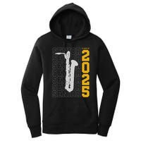 Class Of 2025 Senior Baritone Saxophone For Bari Sax Player Women's Pullover Hoodie