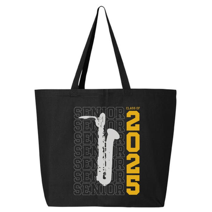 Class Of 2025 Senior Baritone Saxophone For Bari Sax Player 25L Jumbo Tote