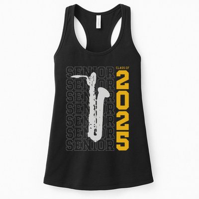 Class Of 2025 Senior Baritone Saxophone For Bari Sax Player Womens Tank Top
