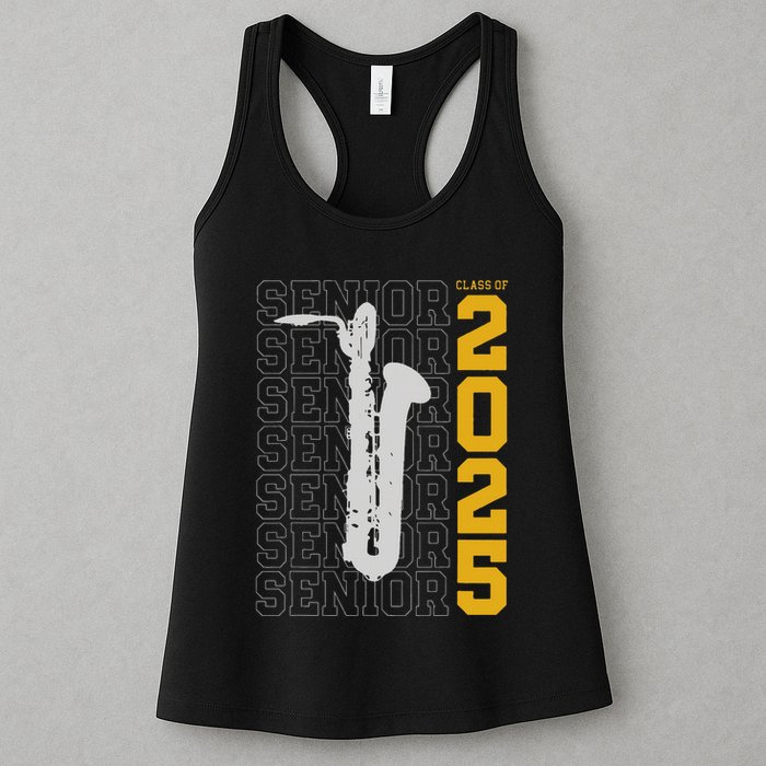 Class Of 2025 Senior Baritone Saxophone For Bari Sax Player Womens Tank Top