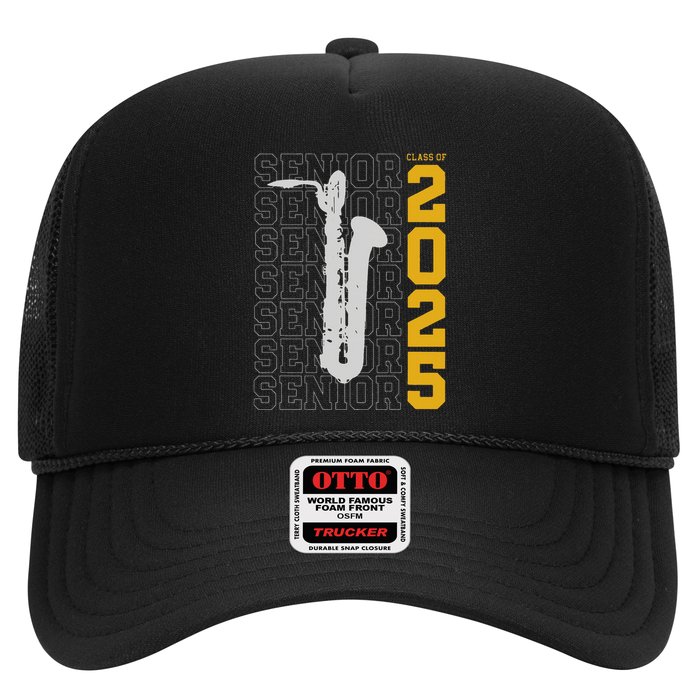 Class Of 2025 Senior Baritone Saxophone For Bari Sax Player Trucker Hat