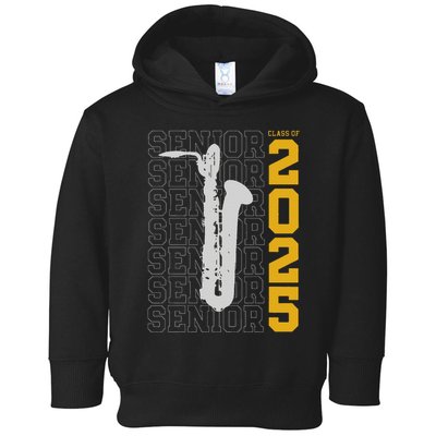 Class Of 2025 Senior Baritone Saxophone For Bari Sax Player Toddler Hoodie