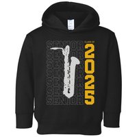 Class Of 2025 Senior Baritone Saxophone For Bari Sax Player Toddler Hoodie