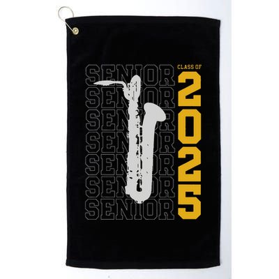 Class Of 2025 Senior Baritone Saxophone For Bari Sax Player Golf Towel