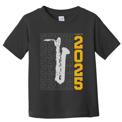 Class Of 2025 Senior Baritone Saxophone For Bari Sax Player Toddler T-Shirt