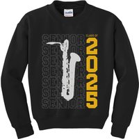 Class Of 2025 Senior Baritone Saxophone For Bari Sax Player Kids Sweatshirt