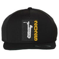 Class Of 2025 Senior Baritone Saxophone For Bari Sax Player Wool Snapback Cap