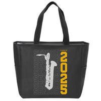 Class Of 2025 Senior Baritone Saxophone For Bari Sax Player Zip Tote Bag