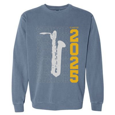Class Of 2025 Senior Baritone Saxophone For Bari Sax Player Garment-Dyed Sweatshirt