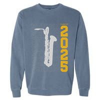 Class Of 2025 Senior Baritone Saxophone For Bari Sax Player Garment-Dyed Sweatshirt