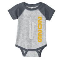 Class Of 2025 Senior Baritone Saxophone For Bari Sax Player Infant Baby Jersey Bodysuit