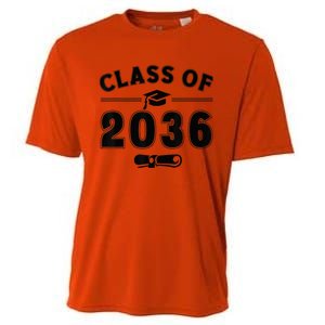 Class of 2036 First Day of School Graduation Cooling Performance Crew T-Shirt