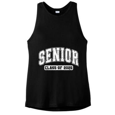 Class Of 2025 Senior 2025 Graduation 2025 Back To School Ladies PosiCharge Tri-Blend Wicking Tank