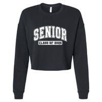 Class Of 2025 Senior 2025 Graduation 2025 Back To School Cropped Pullover Crew