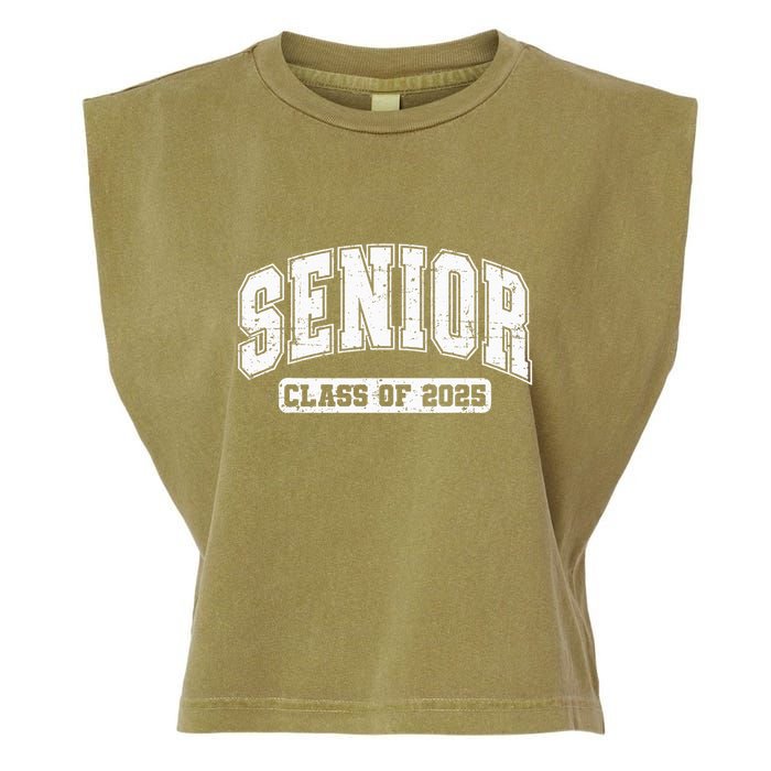 Class Of 2025 Senior 2025 Graduation 2025 Back To School Garment-Dyed Women's Muscle Tee