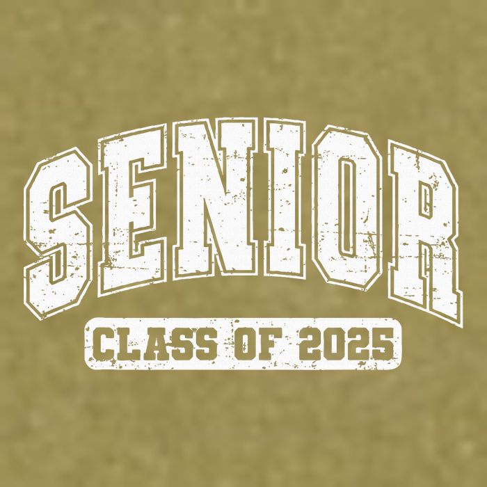 Class Of 2025 Senior 2025 Graduation 2025 Back To School Garment-Dyed Women's Muscle Tee