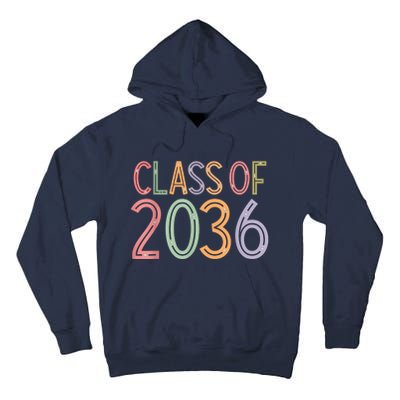 Class Of 2036 Grow With Me Graduation First Day Of School Tall Hoodie