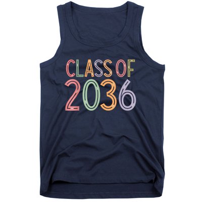 Class Of 2036 Grow With Me Graduation First Day Of School Tank Top