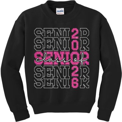Class Of 2026 Senior 2026 Grad Graduate Graduation 2026 Gift Kids Sweatshirt
