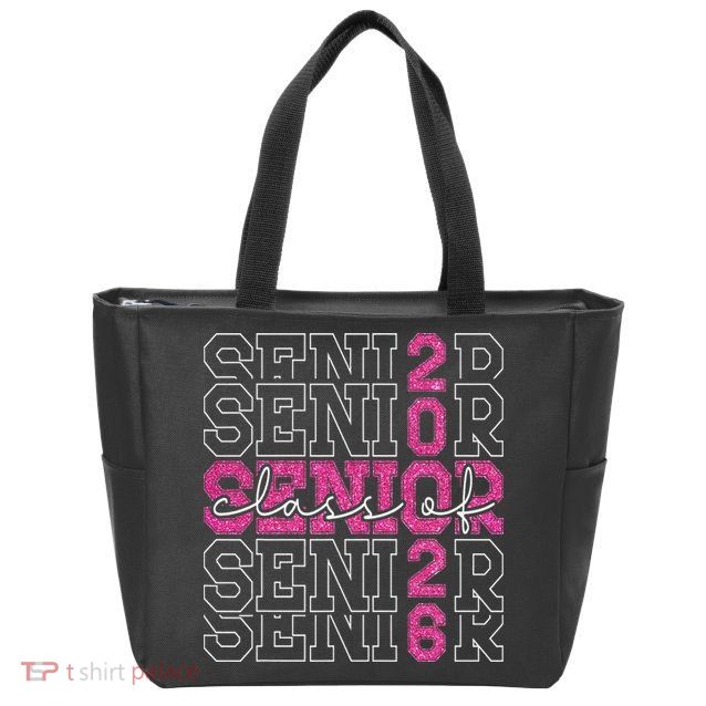 Class Of 2026 Senior 2026 Grad Graduate Graduation 2026 Gift Zip Tote Bag