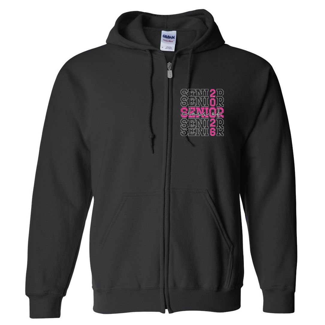 Class Of 2026 Senior 2026 Grad Graduate Graduation 2026 Gift Full Zip Hoodie