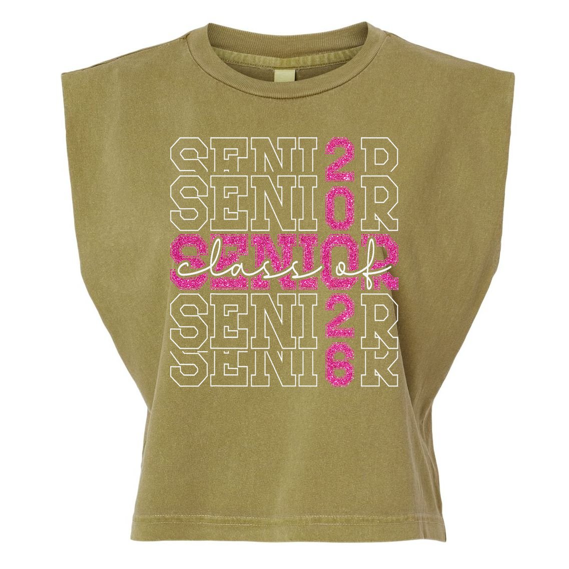 Class Of 2026 Senior 2026 Grad Graduate Graduation 2026 Gift Garment-Dyed Women's Muscle Tee